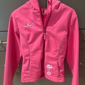 Girls size 14-16 Pink spring jacket